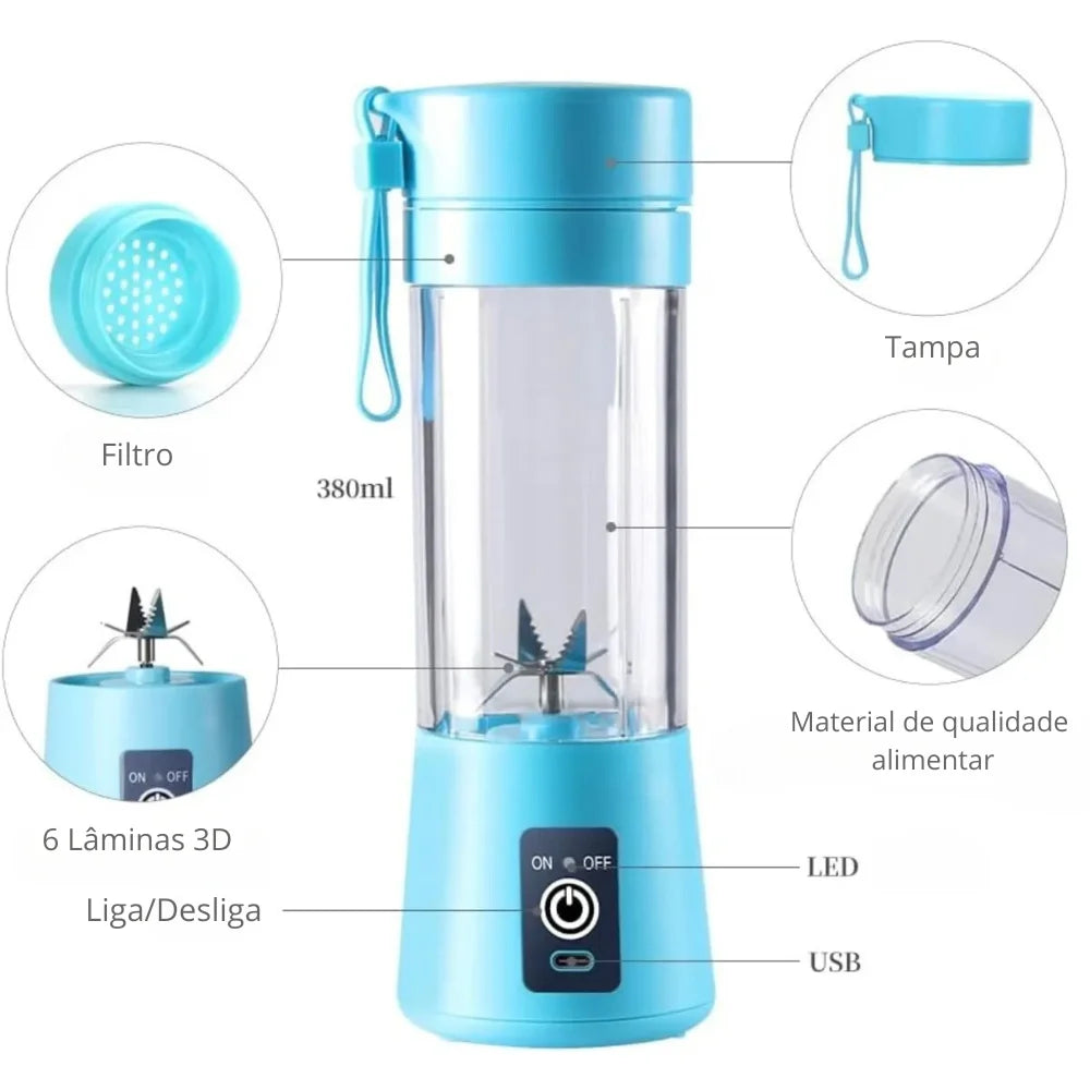 Mini Portable Blender Shake Take Juice Cup