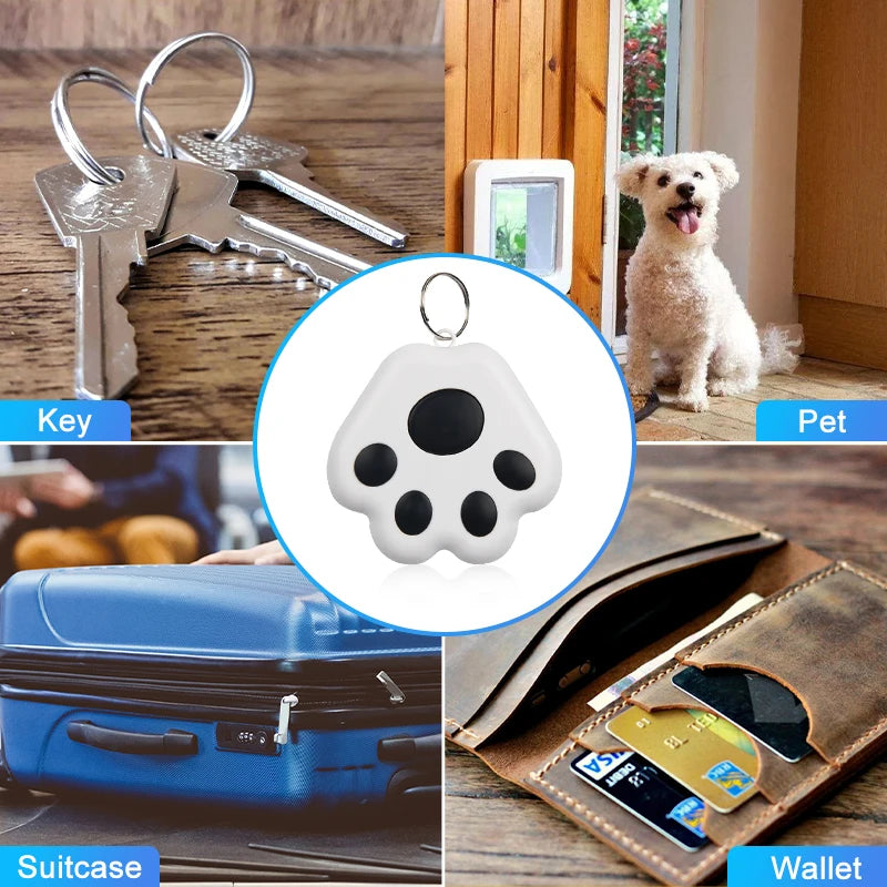 Smart Mini GPS Tracker Key Kids Bag Finder Dog Cat Pet Locator Bluetooth Tracker Device Anti-lost Reminder for IOS/ Android