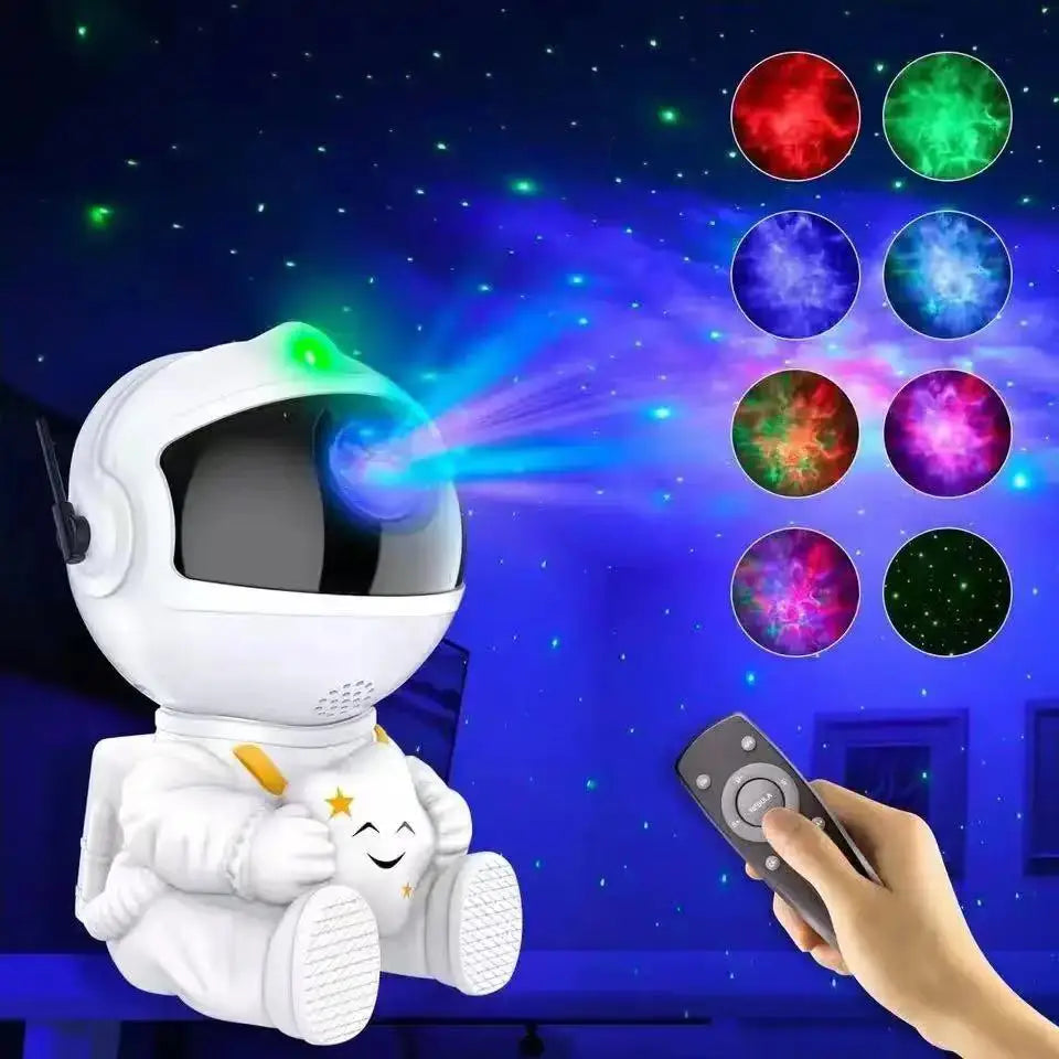 Rocket Astronaut LED Star Galaxies Projector