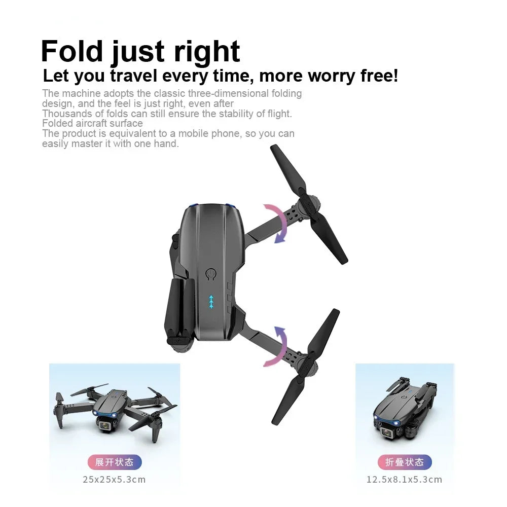 E99 Pro Drone Quadcopter Remote Control