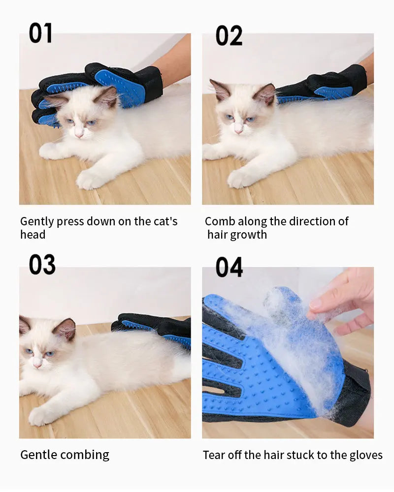 Pet Grooming Glove Cats/Dogs Brush