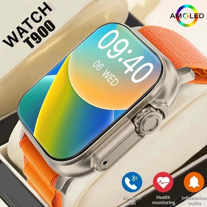 T900Ultra Smartwatch Bluetooth Talk  for Android IOS Men Women