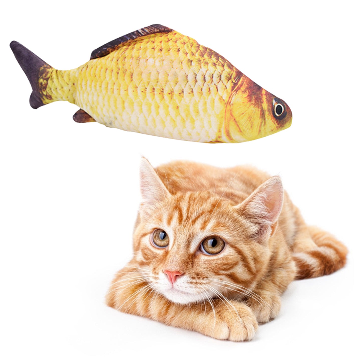 Cat Toys Fish USB Charger Fish Interactive Toy Realistic