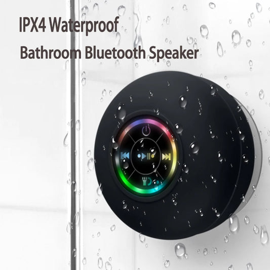 Mini Bluetooth Speaker  Waterproof Bathroom Audio Wireless