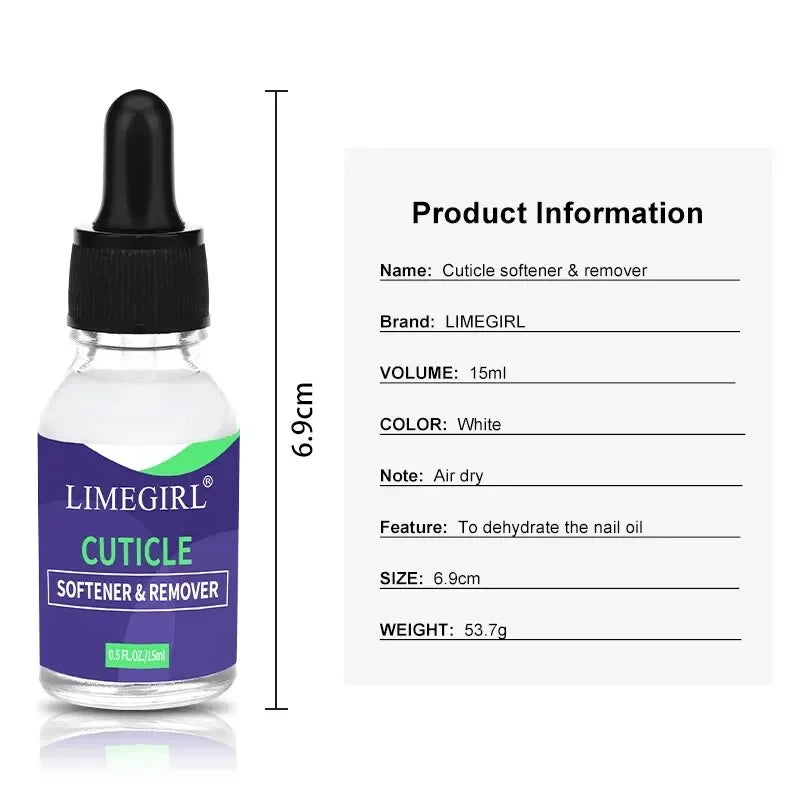 LIMEGIRL 15ml Nail Care Cuticle Regenerating Oil Preventative Nail