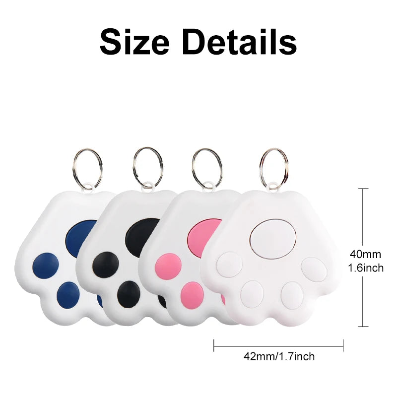 Smart Mini GPS Tracker Key Kids Bag Finder Dog Cat Pet Locator Bluetooth Tracker Device Anti-lost Reminder for IOS/ Android