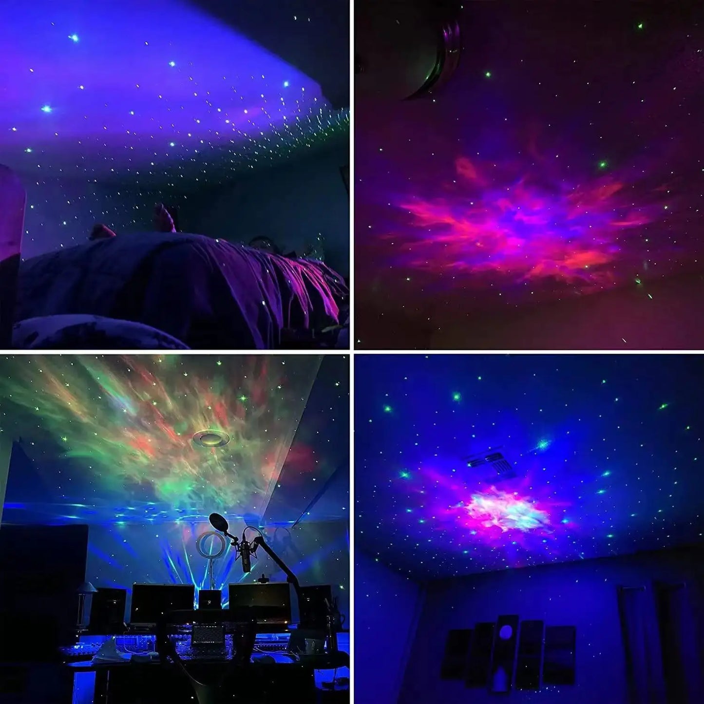 Rocket Astronaut LED Star Galaxies Projector