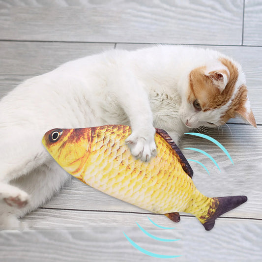 Cat Toys Fish USB Charger Fish Interactive Toy Realistic